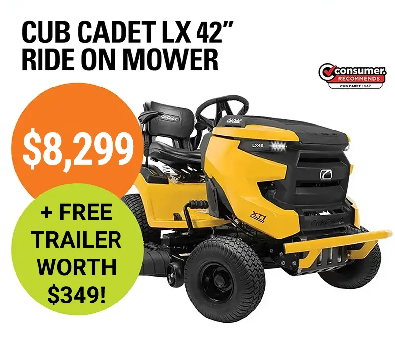 Cadet LX Ride on mower specials tile October 2025 Stihl Shop New Plymouth Stratford v3